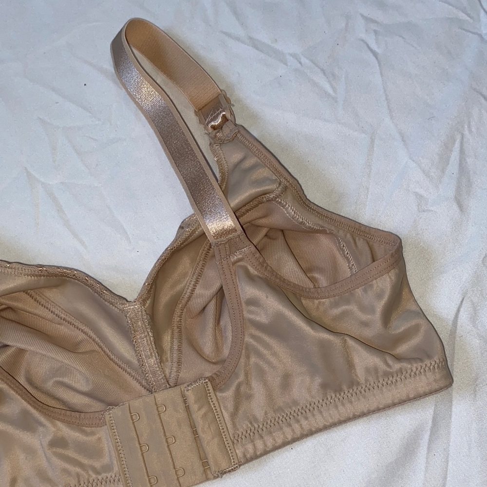 Bali Light Brown Lace Accent Bra - Picture 6 of 15